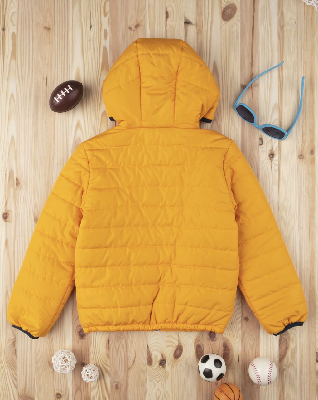 παιδικό μπουφάν αντιανεμικό πορτοκαλί για αγόρι - Prénatal
