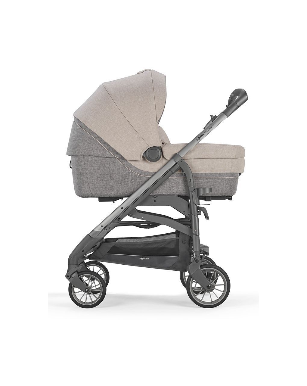 Inglesina σύστημα μετακίνησης trilogy quattro bermuda beige με σκελετό city titanium - Inglesina