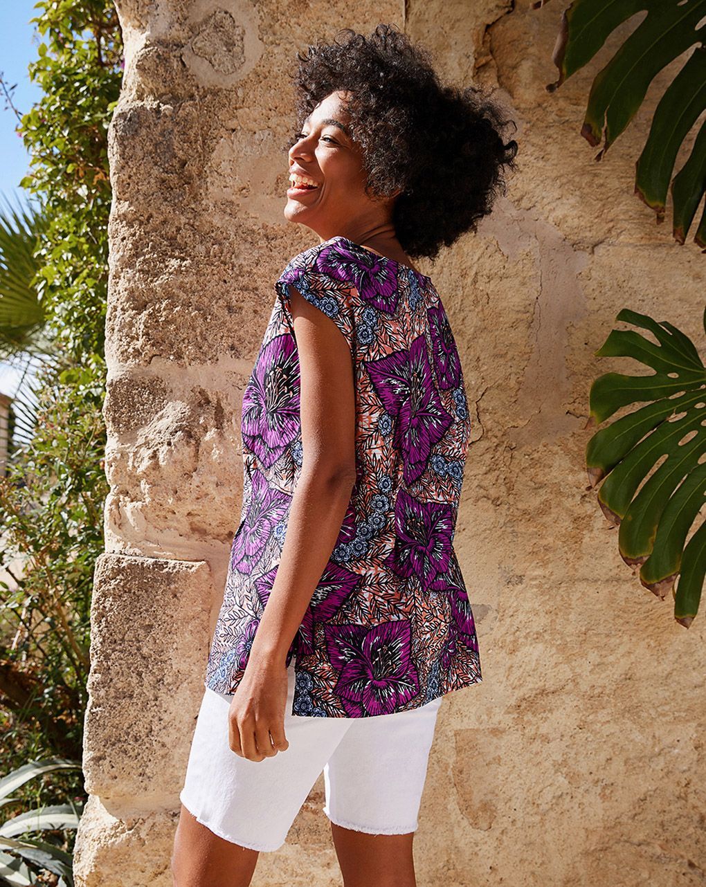 γυναικεία μπλούζα εγκυμοσύνης  blooming jungle - Prénatal