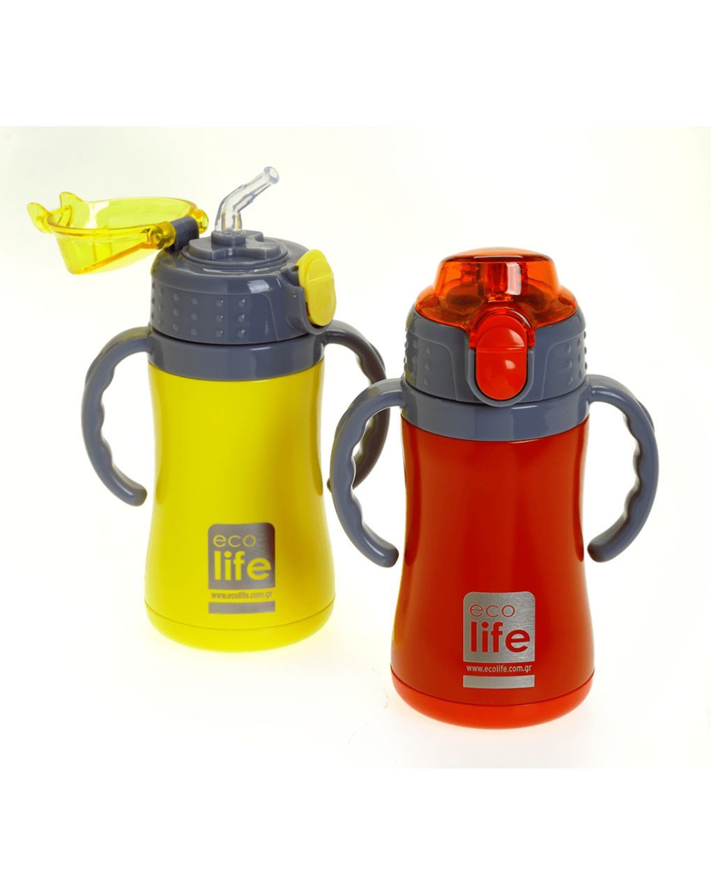 Ecolife ανοξείδωτο παγούρι kids thermos 300ml yellow 33-bo-2998 - Ecolife