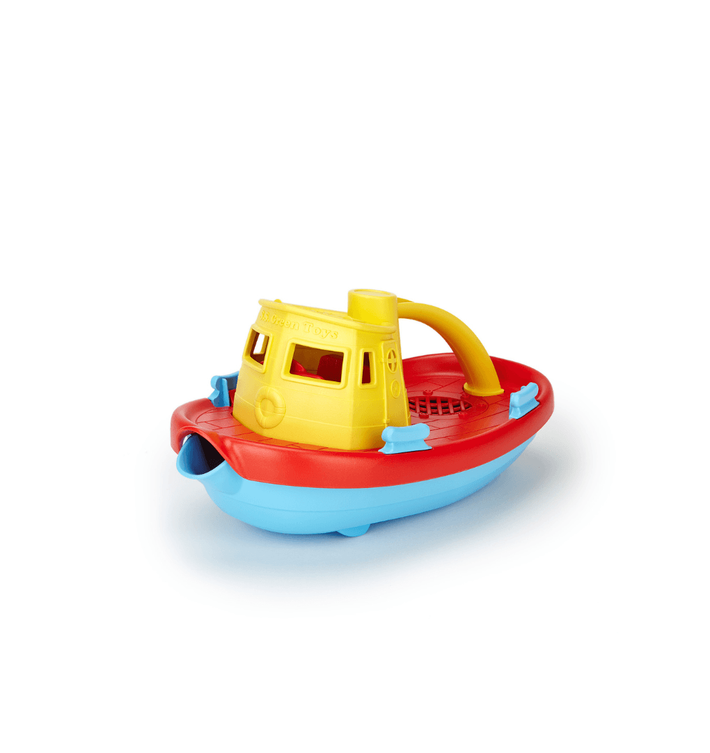 Green toys: ρυμουλκό πλοίο κίτρινο tug01r-y - Green Toys