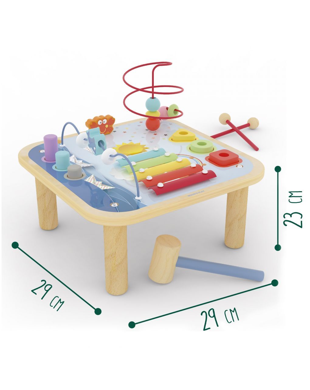 Wood' n play τραπεζάκι δραστηριοτήτων - Wood'N Play