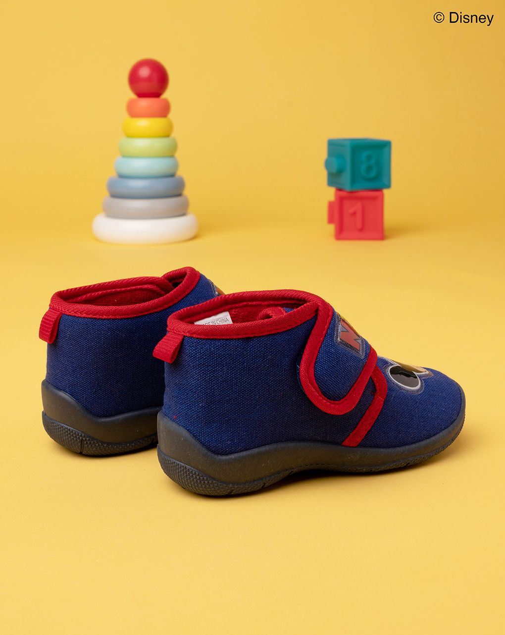 παντοφλάκια κλειστά μπλε με τον mickey για αγόρι - SILVER