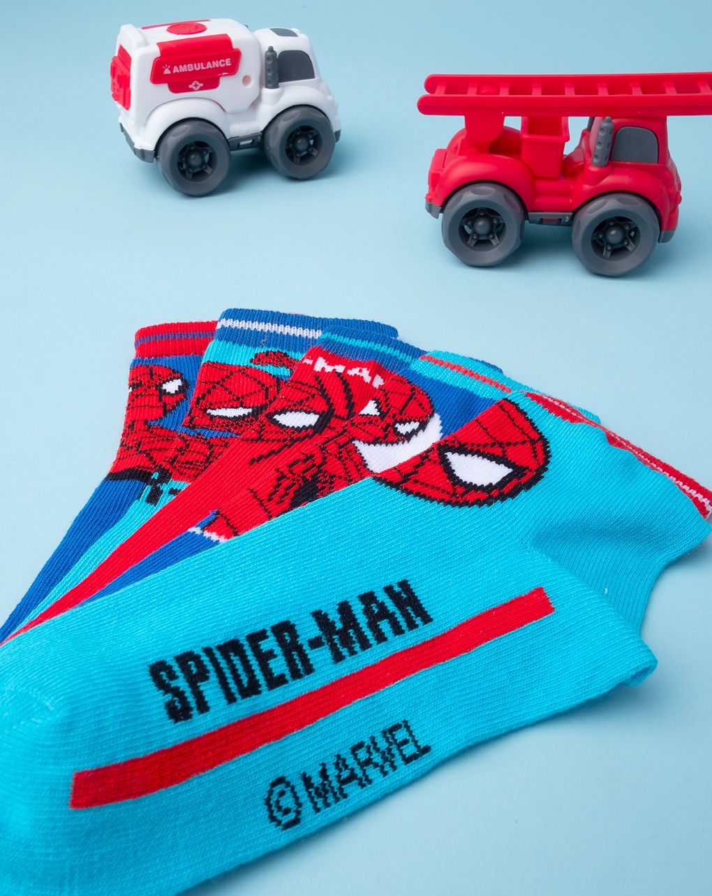 παιδικές κάλτσες πακέτο x5 με τον spiderman για αγόρι - Prénatal