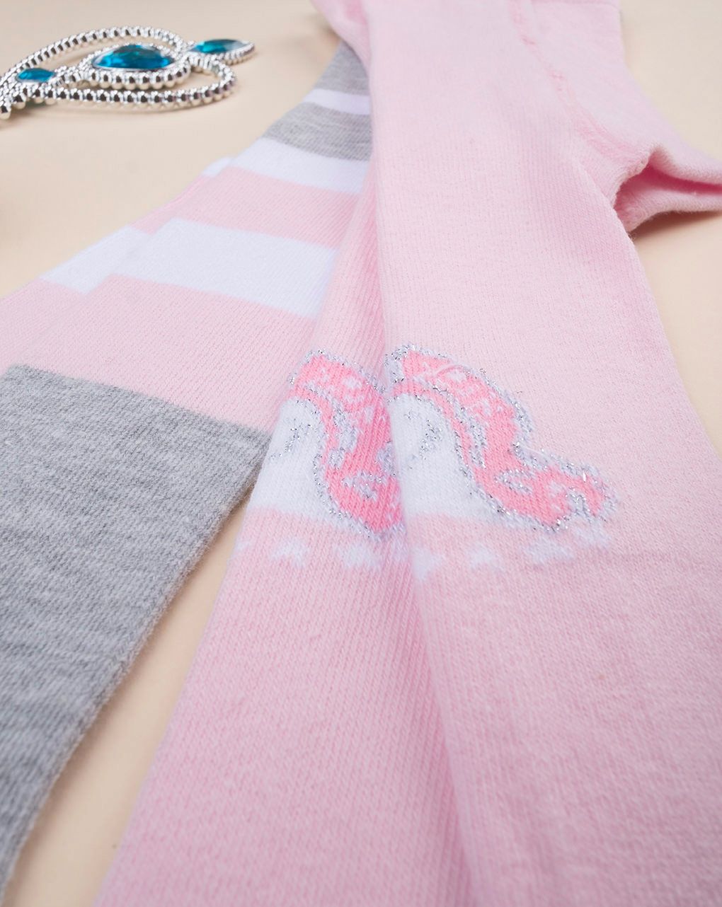 βρεφικά καλσόν πακέτο x2 με μονόκερο για κορίτσι - Prénatal