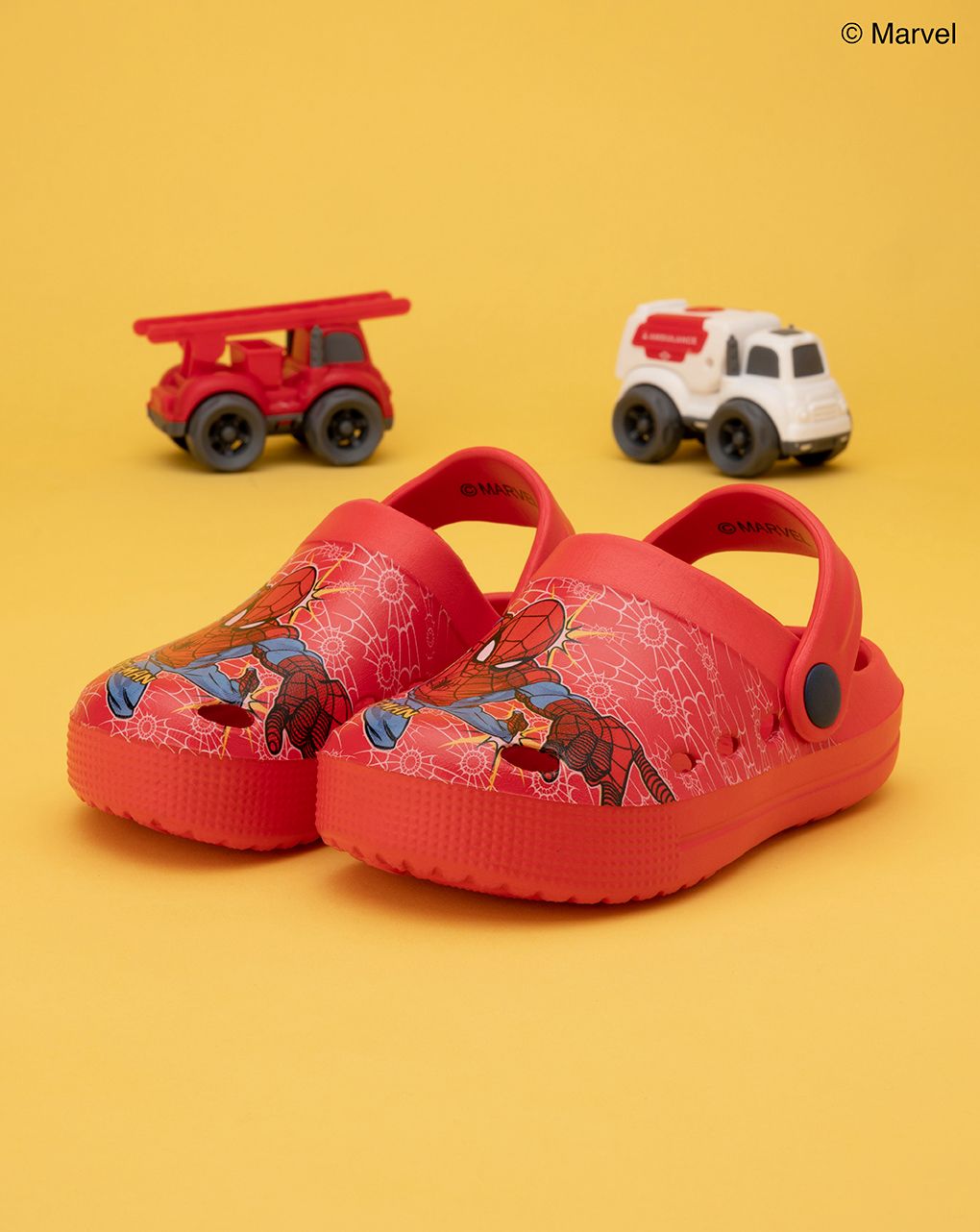σαμπό θαλάσσης κόκκινα με τον spiderman για αγόρι - SILVER