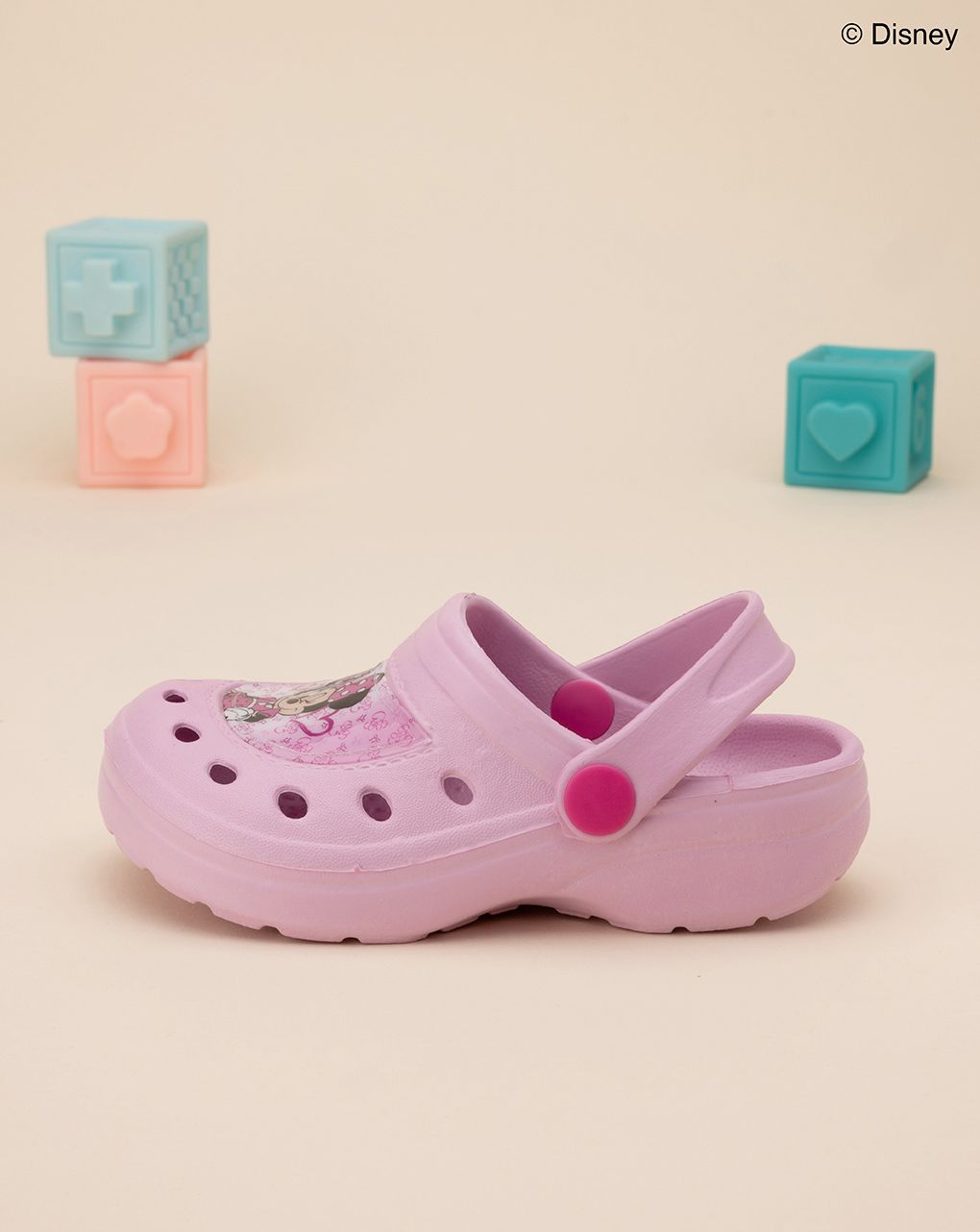 σαμπό θαλάσσης ροζ με τη minnie για κορίτσι