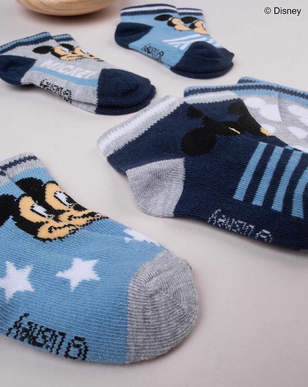 βρεφικά καλτσάκια πακέτο x5 με τον mickey για αγόρι - Prénatal