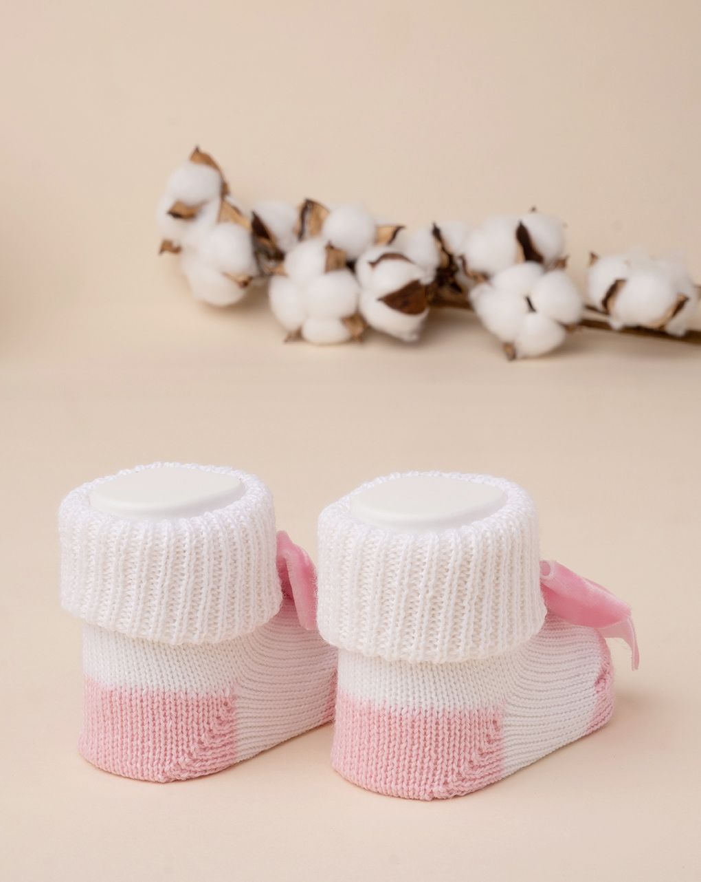 βρεφικά παπουτσάκια αγκαλιάς πλεκτά για κορίτσι - Prénatal
