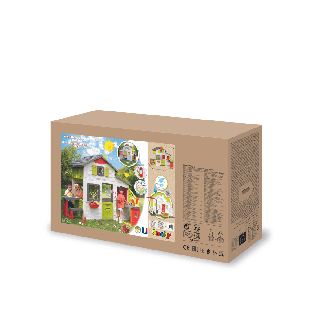 Smoby - σπιτάκι με κουζίνα 7600810202 - Smoby