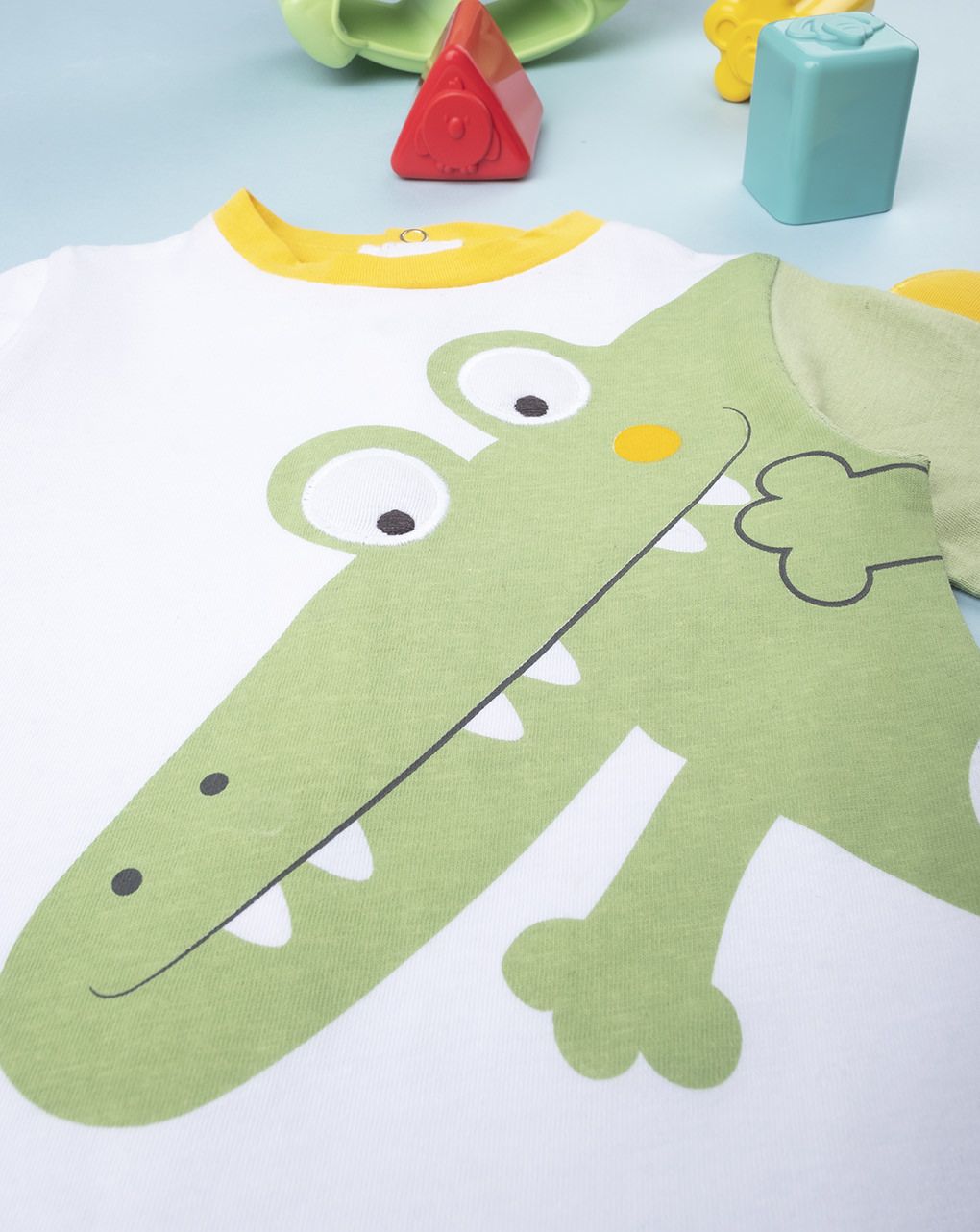 βρεφικό φορμάκι λευκό ζούγκλα για αγόρι - Prénatal