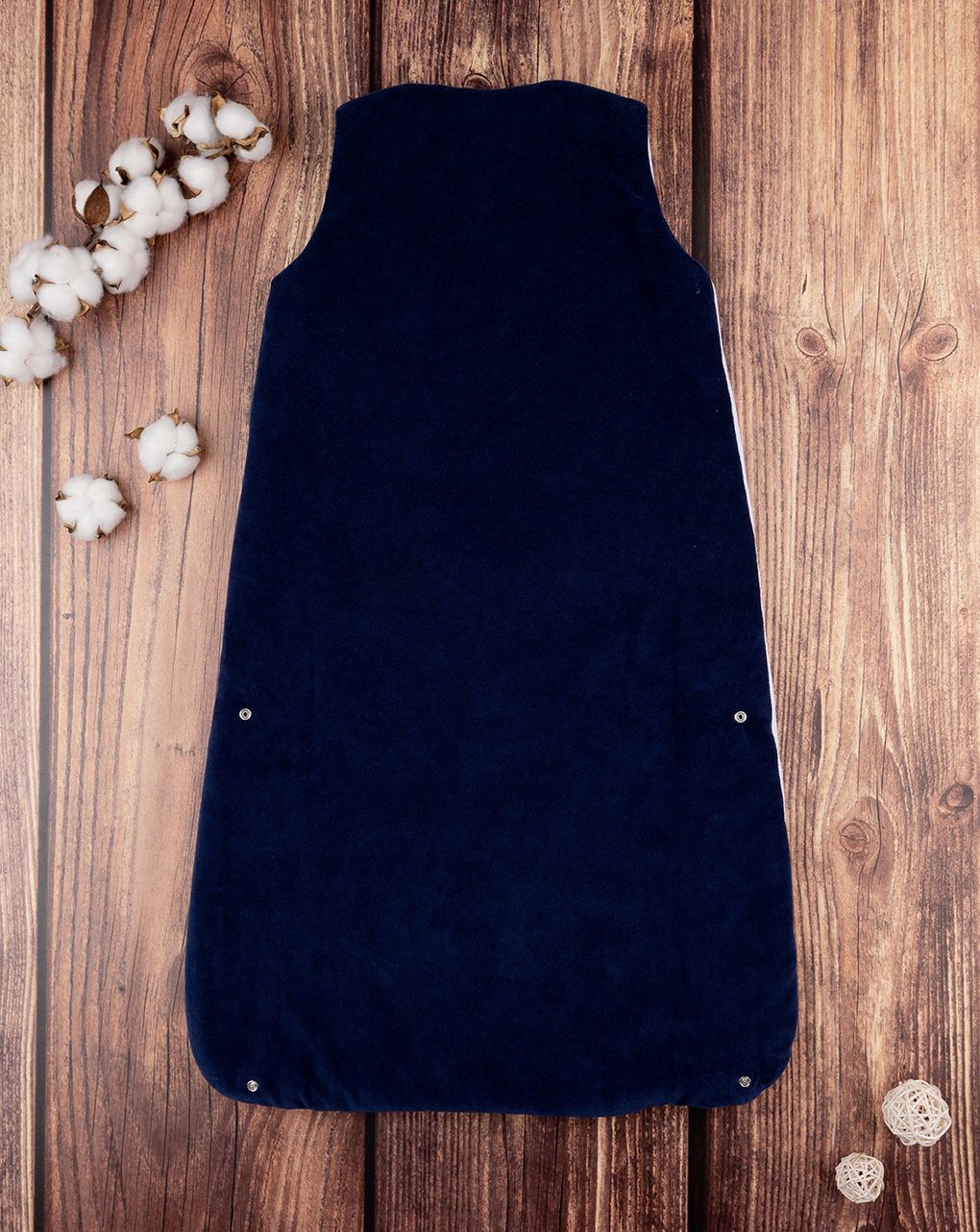 βρεφικός χειμερινός υπνόσακος σενίλ δίχρωμος με ζωάκια 3.5 tog unisex - Prénatal