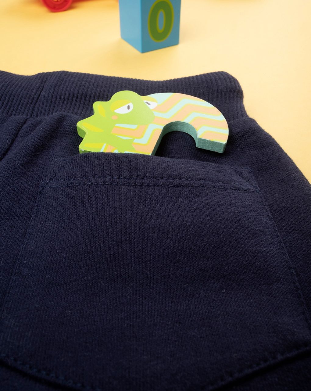 βρεφικό παντελόνι φόρμας μπλε με βιντεοπαιχνίδια για αγόρι - Prénatal