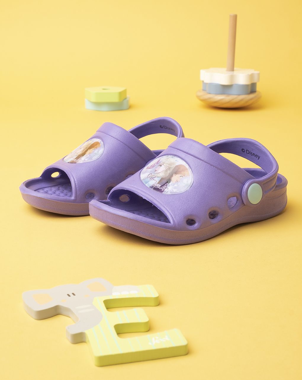 σαμπό θαλάσσης ανοιχτά λιλά με τη frozen για κορίτσι - SILVER