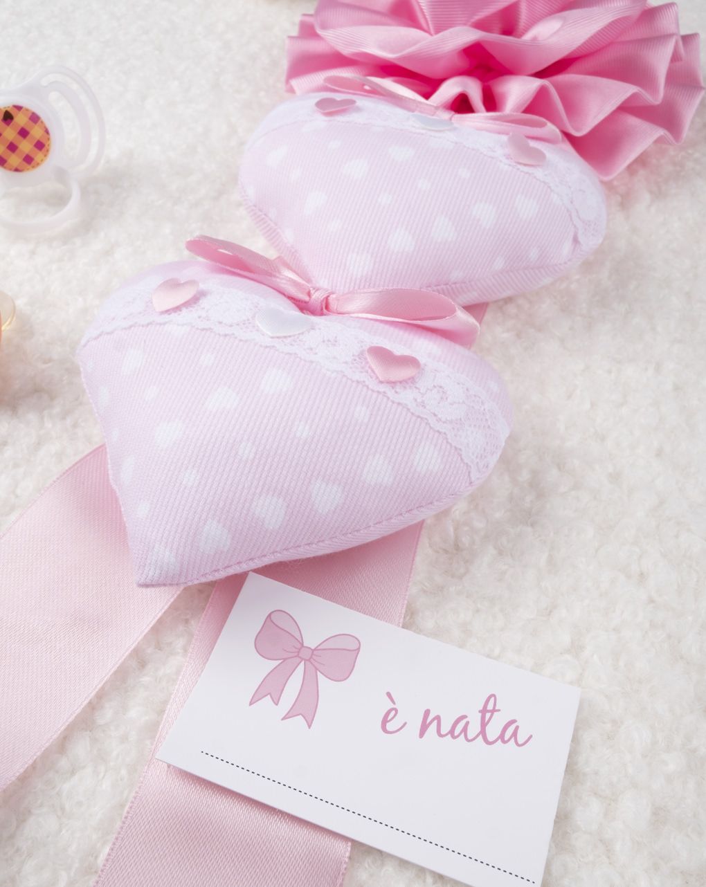 βρεφικό φιογκάκι ροζ για νεογέννητο κορίτσι - Prénatal