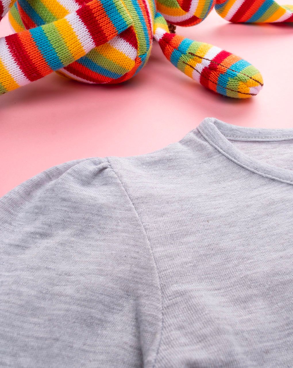 παιδική μπλούζα γκρι για κορίτσι - Prénatal