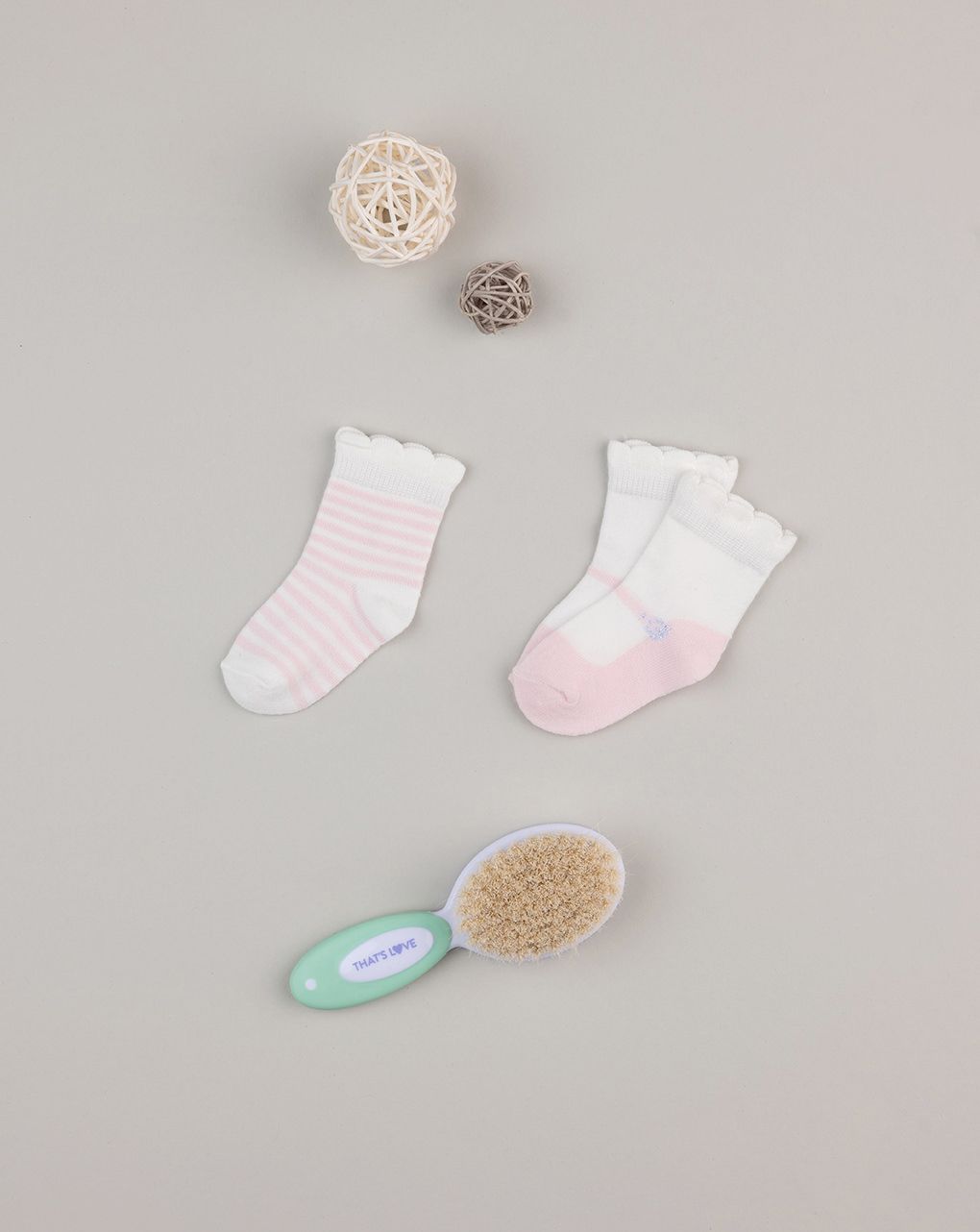 βρεφικά καλτσάκια πακέτο x2 για κορίτσι (αντιγραφή) - Prénatal