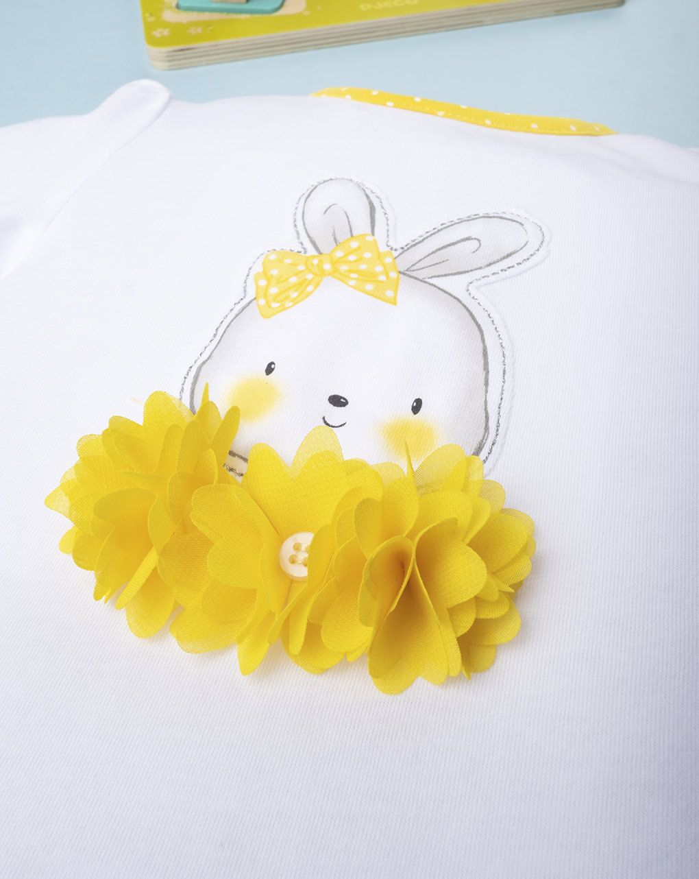 βρεφικό σετ μπλούζα και παντελόνι με λαγουδάκι για κορίτσι - Prénatal