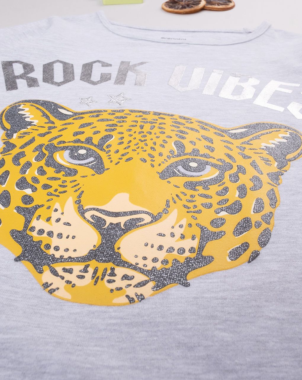 παιδική μπλούζα γκρι με τίγρη για κορίτσι - Prénatal