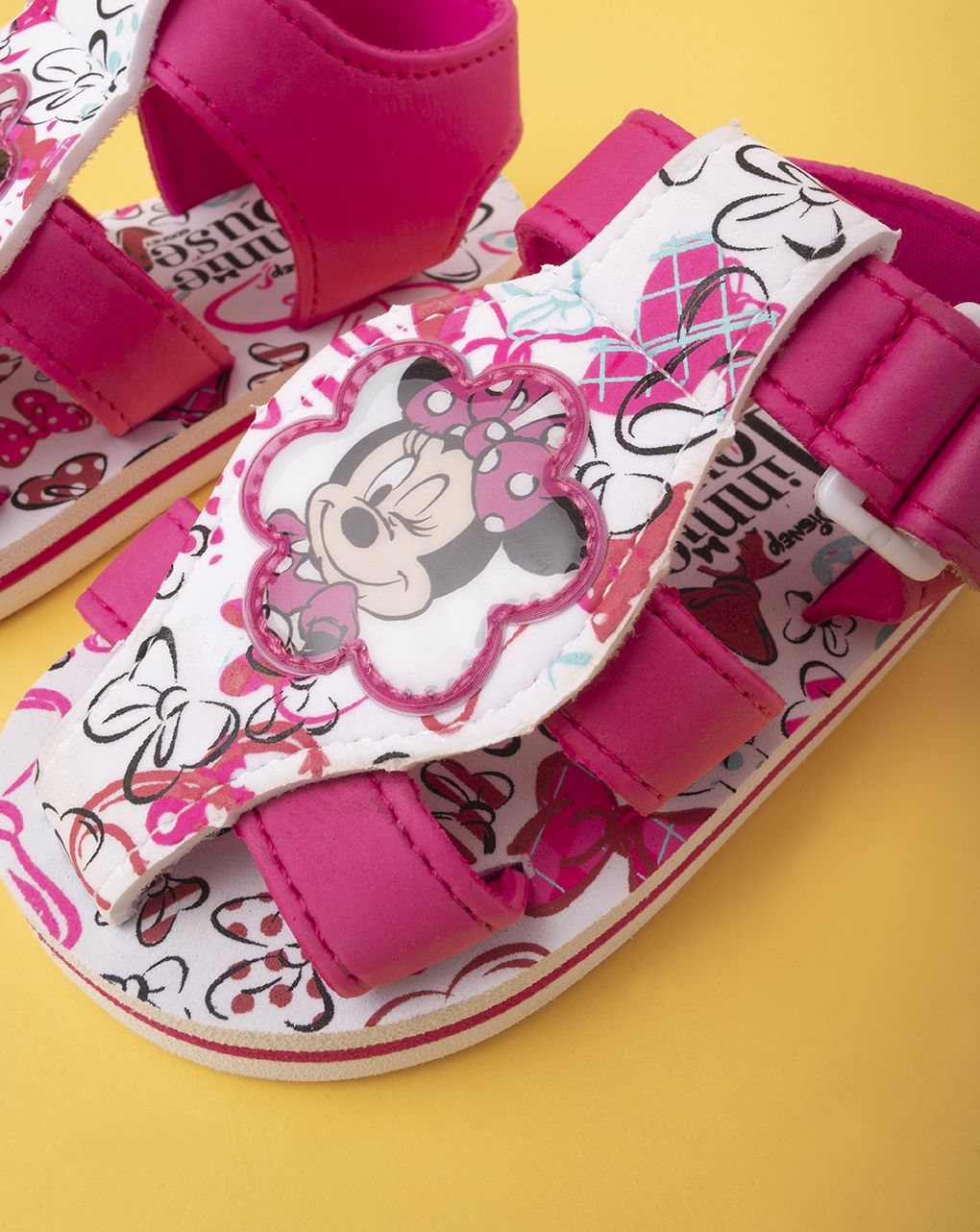 σανδάλια φούξια με τη minnie για κορίτσι - SILVER