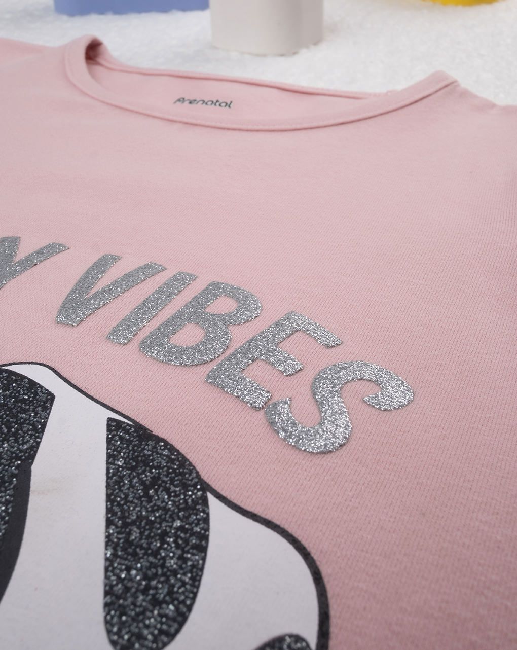 παιδική μπλούζα ροζ με σκυλάκι για κορίτσι - Prénatal