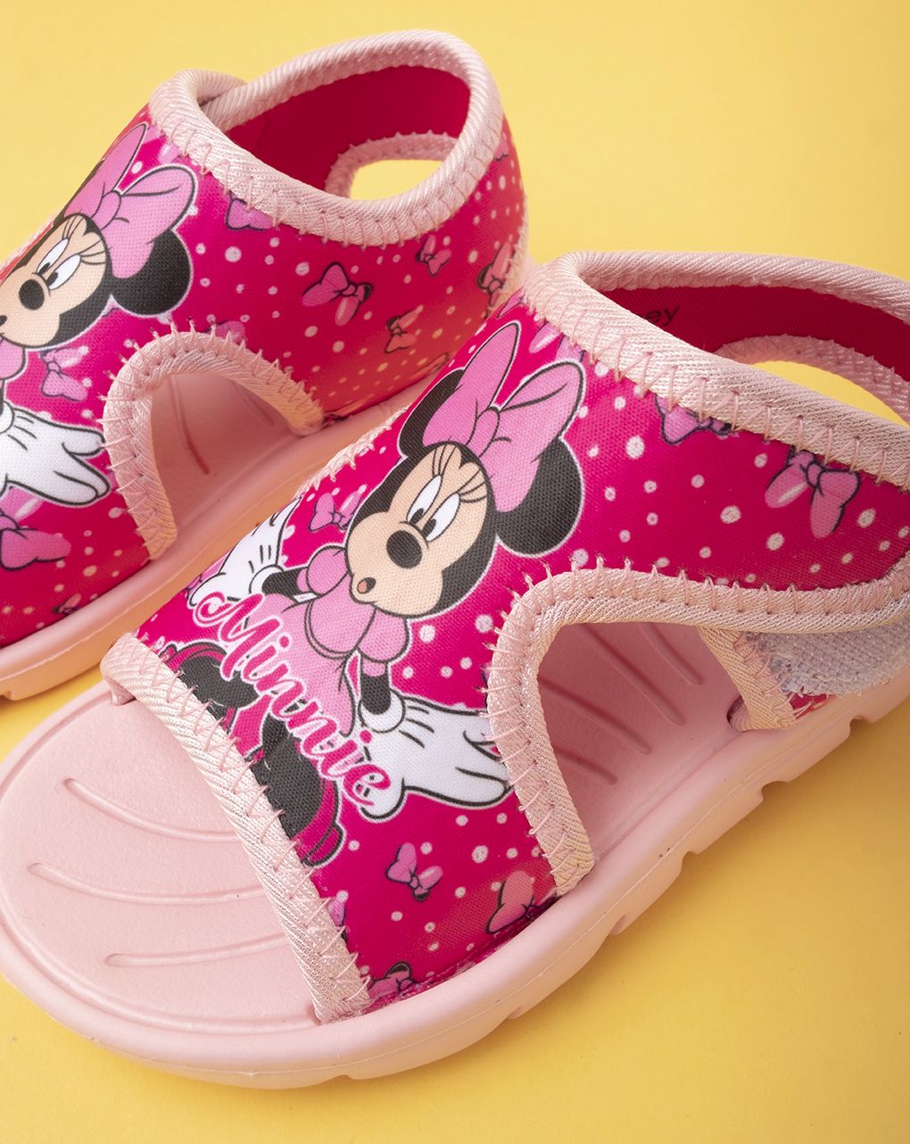 σανδάλια θαλάσσης φούξια με τη minnie για κορίτσι - SILVER