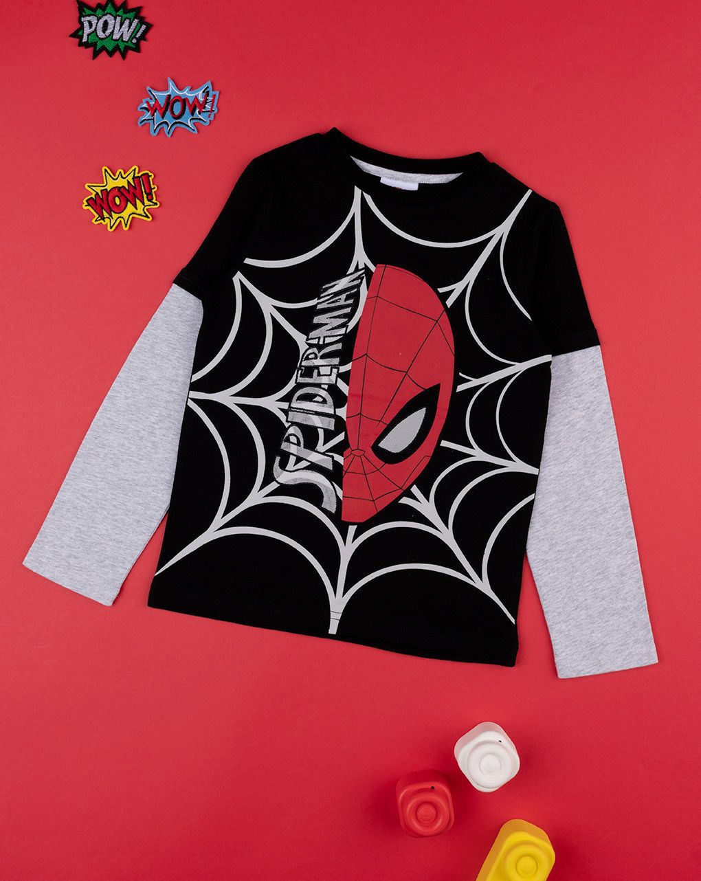 παιδική μπλούζα με τον spiderman για αγόρι - Prénatal