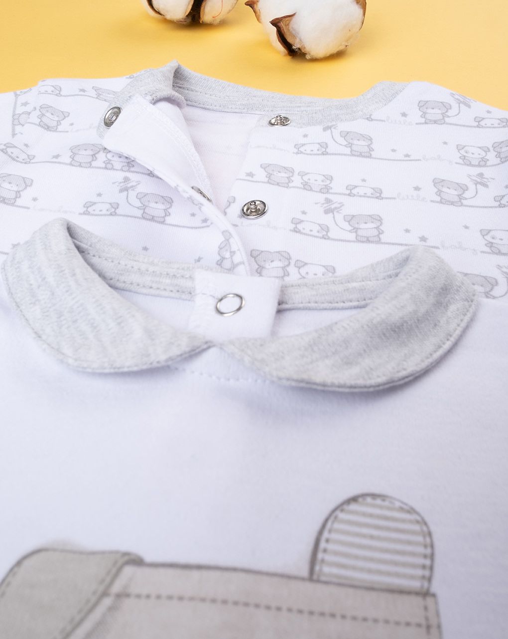 βρεφικά φορμάκια με αρκουδάκια πακέτο x2 unisex - Prénatal