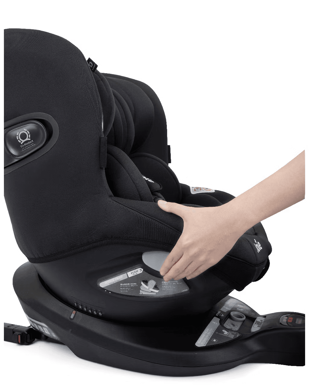 Joie κάθισμα αυτοκινήτου i-spin (40-105cm) 360 coal black c1801kacol000 - Joie