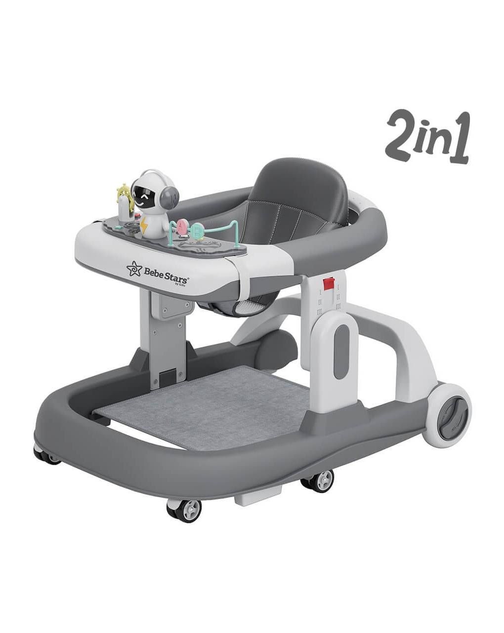 Bebe stars στράτα robot 2in1 grey - Bebe Stars