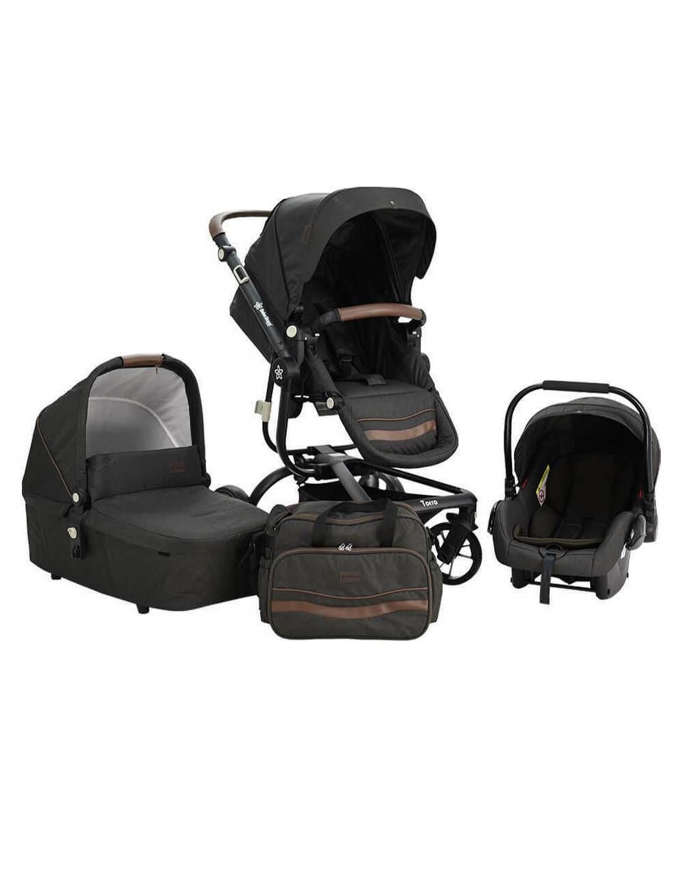 Bebe stars σύστημα μεταφοράς torro 3 in 1  graphite - Bebe Stars