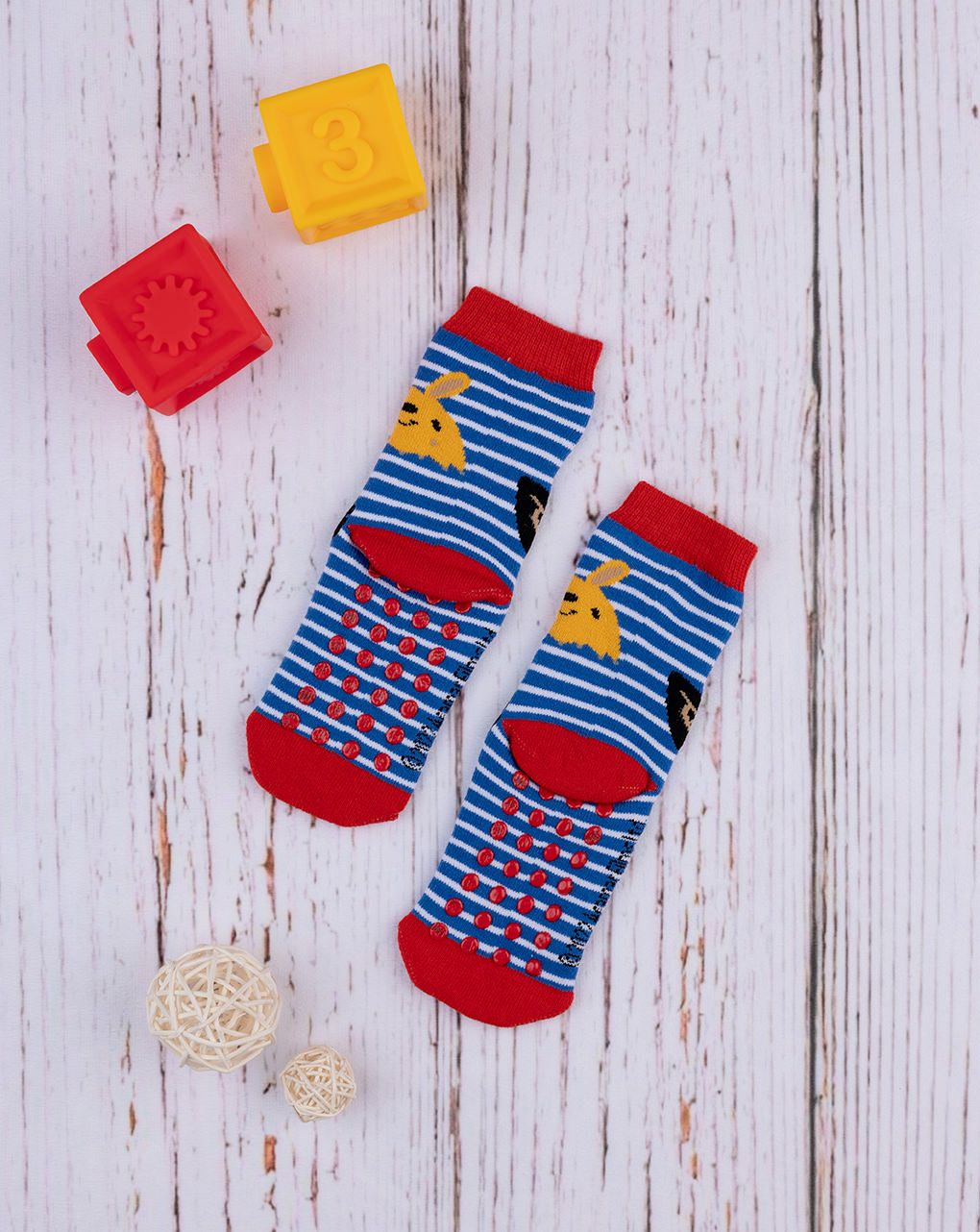 βρεφικά αντιολισθητικά καλτσάκια με το bing για αγόρι - Prénatal