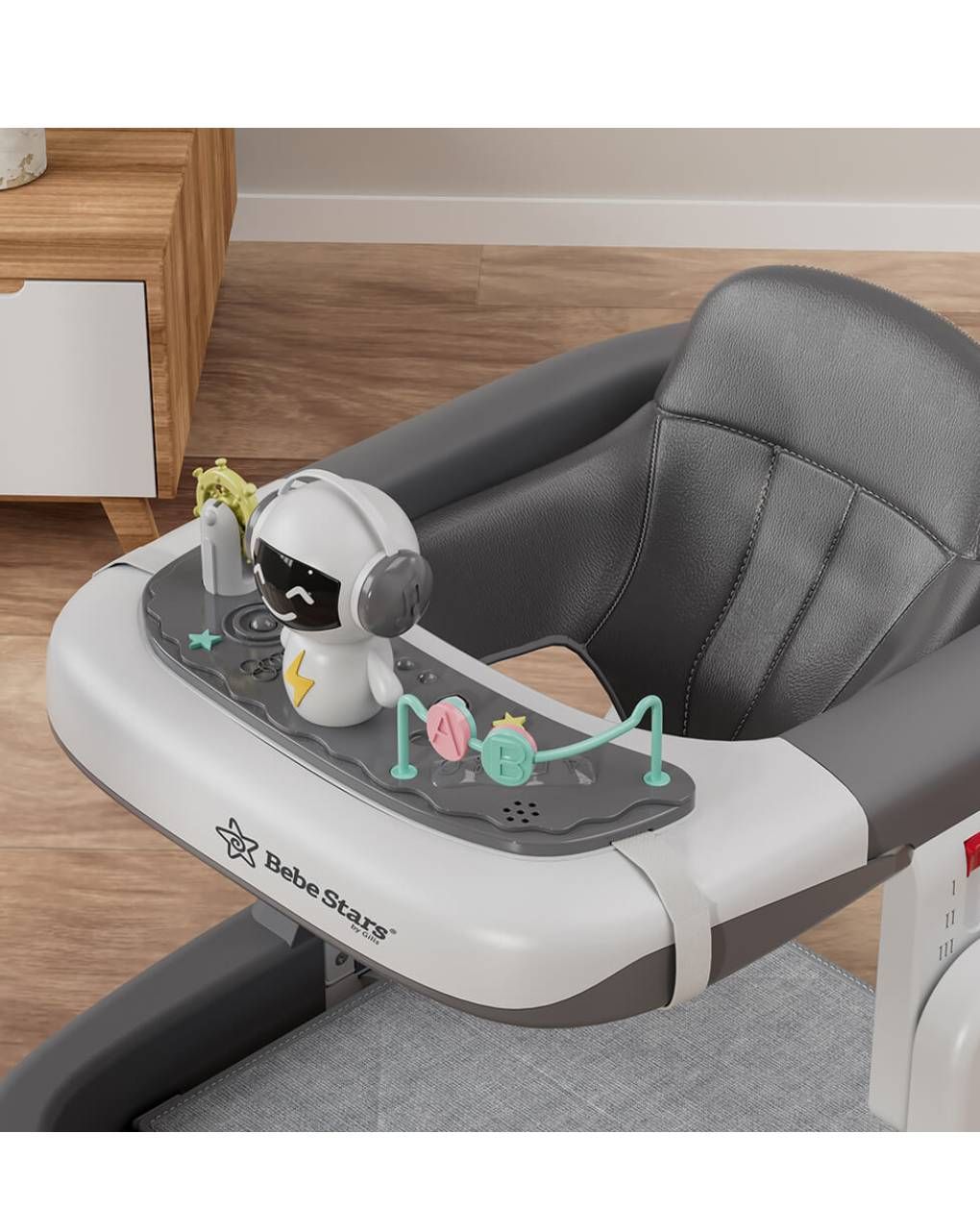 Bebe stars στράτα robot 2in1 grey - Bebe Stars