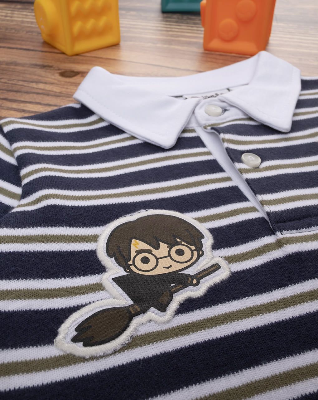 βρεφική μπλούζα πόλο ριγέ με το harry potter για αγόρι - Prénatal