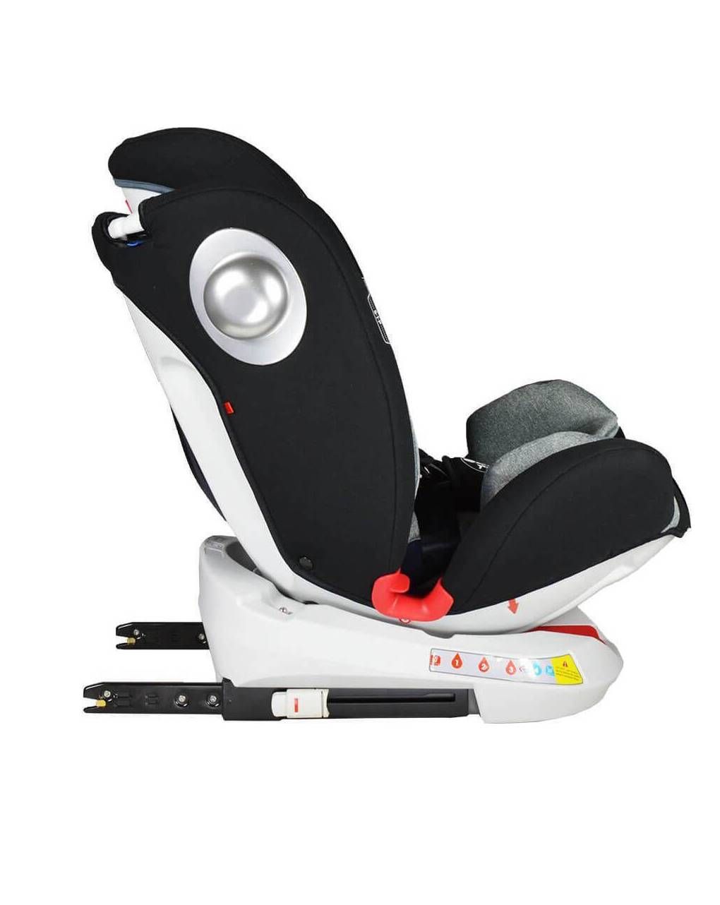 Bebe stars κάθισμα αυτοκινήτου macan 360° με isofix black 0-36 κg - Bebe Stars