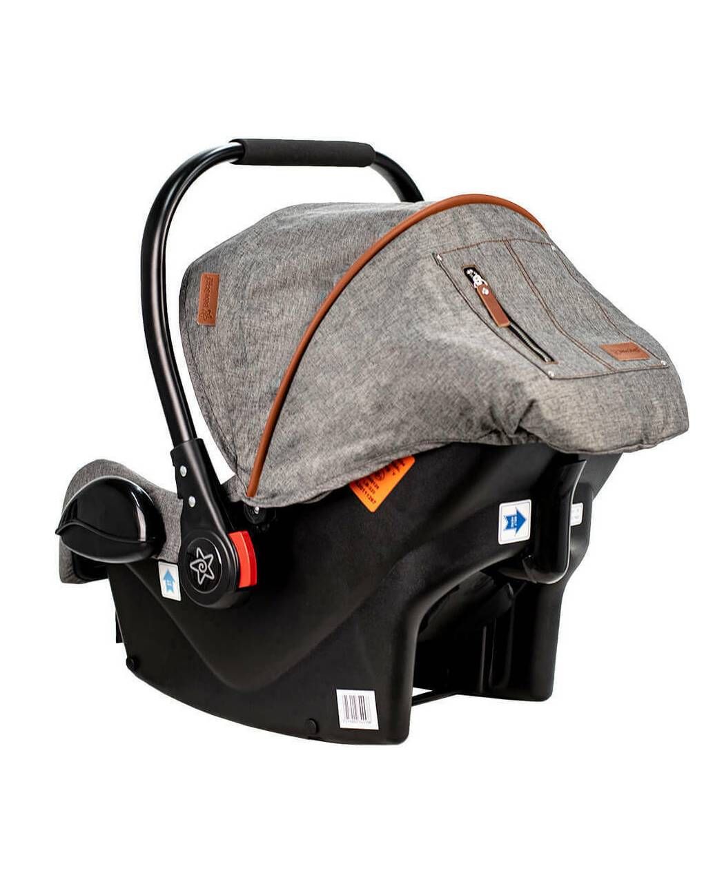 Bebe stars κάθισμα αυτοκινήτου baby plus (0-13kg) grey 007-188 - Bebe Stars