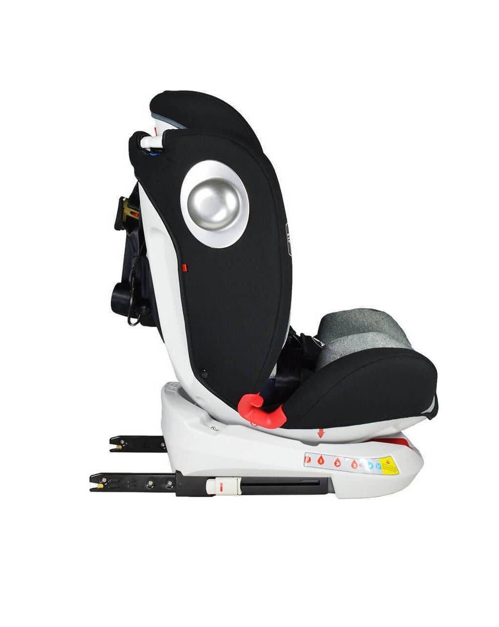 Bebe stars κάθισμα αυτοκινήτου macan 360° με isofix black 0-36 κg - Bebe Stars