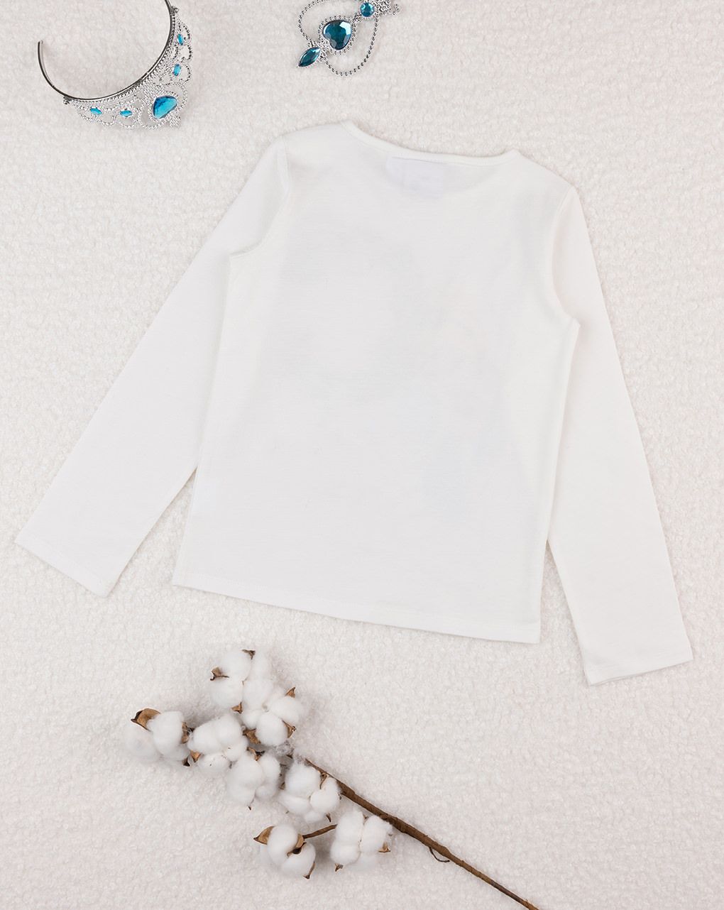 παιδική μπλούζα λευκή με τη σταχτοπούτα για κορίτσι - Prénatal