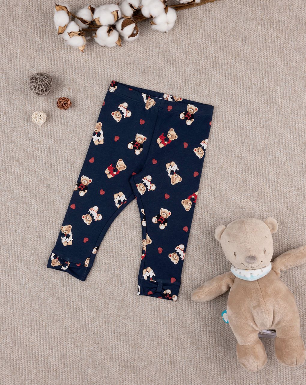 βρεφικό κολάν μπλε με αρκουδάκια για κορίτσι - Prénatal