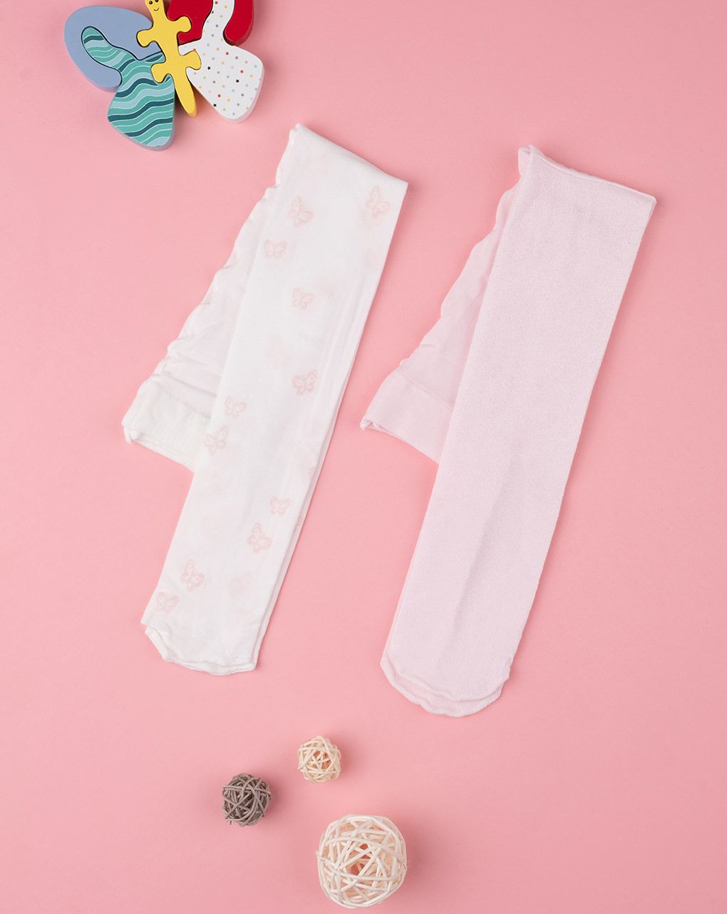 βρεφικά καλσόν πακέτο x2 για κορίτσι - Prénatal