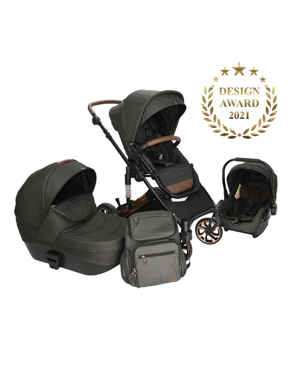 Bebe stars σύστημα μεταφοράς 3 in 1 belize graphite 390t-188 - Bebe Stars