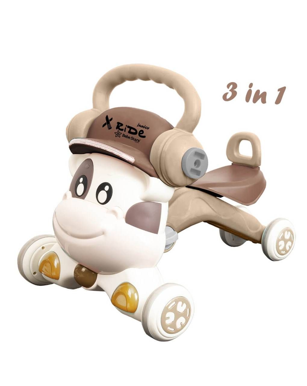 Bebe stars στράτα - scooter x-ride 3 in1 beige