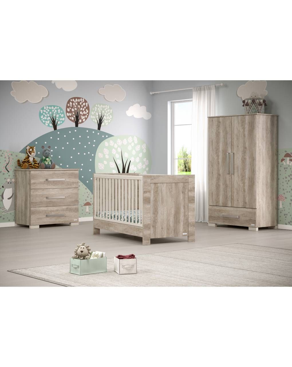 Casababy βρεφικό κρεβάτι μετατρεπόμενο σε προεφηβικό forest 590259 - CASABABY