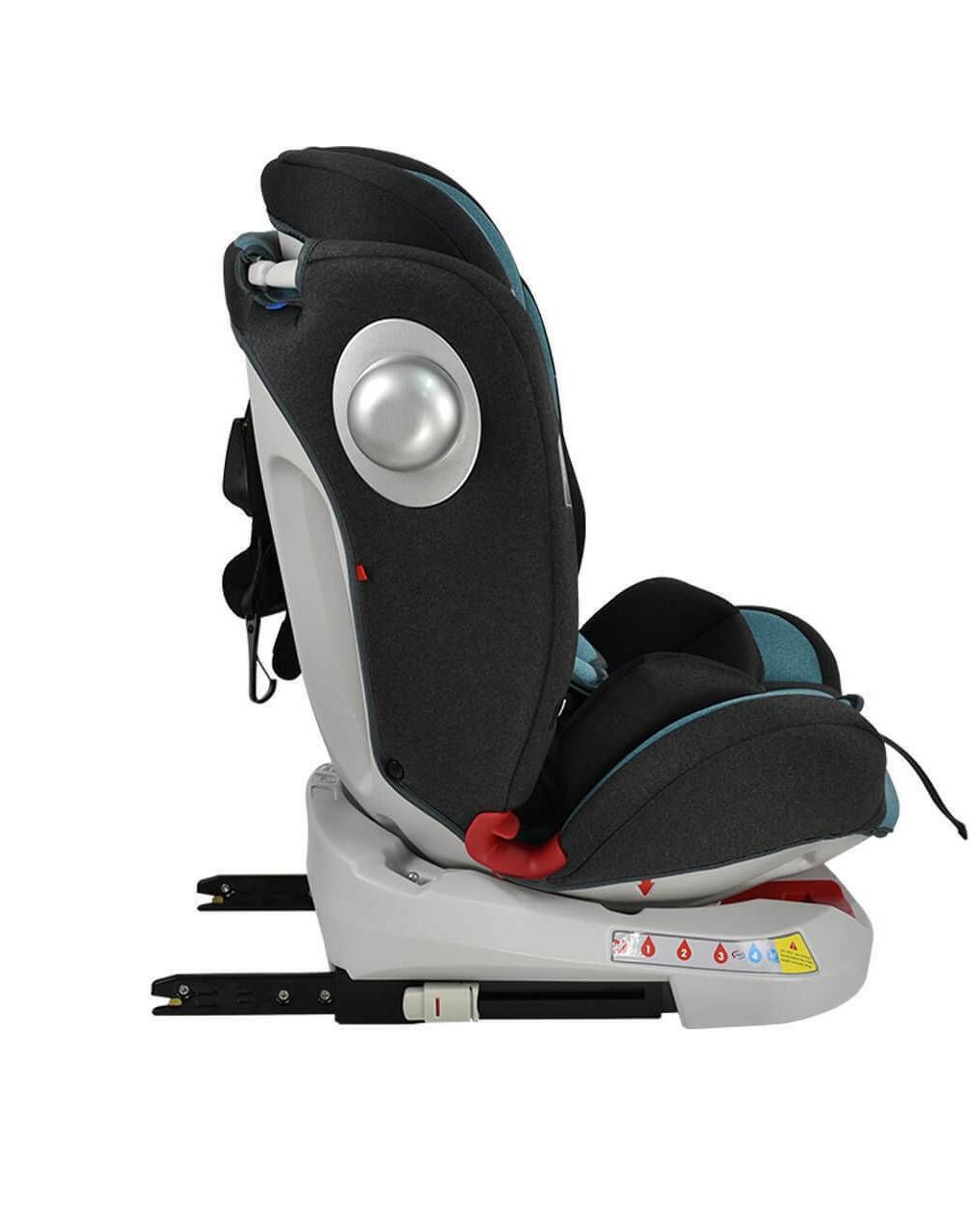 Bebe stars κάθισμα αυτοκινήτου macan 360° με isofix petrol 0-36kg - Bebe Stars