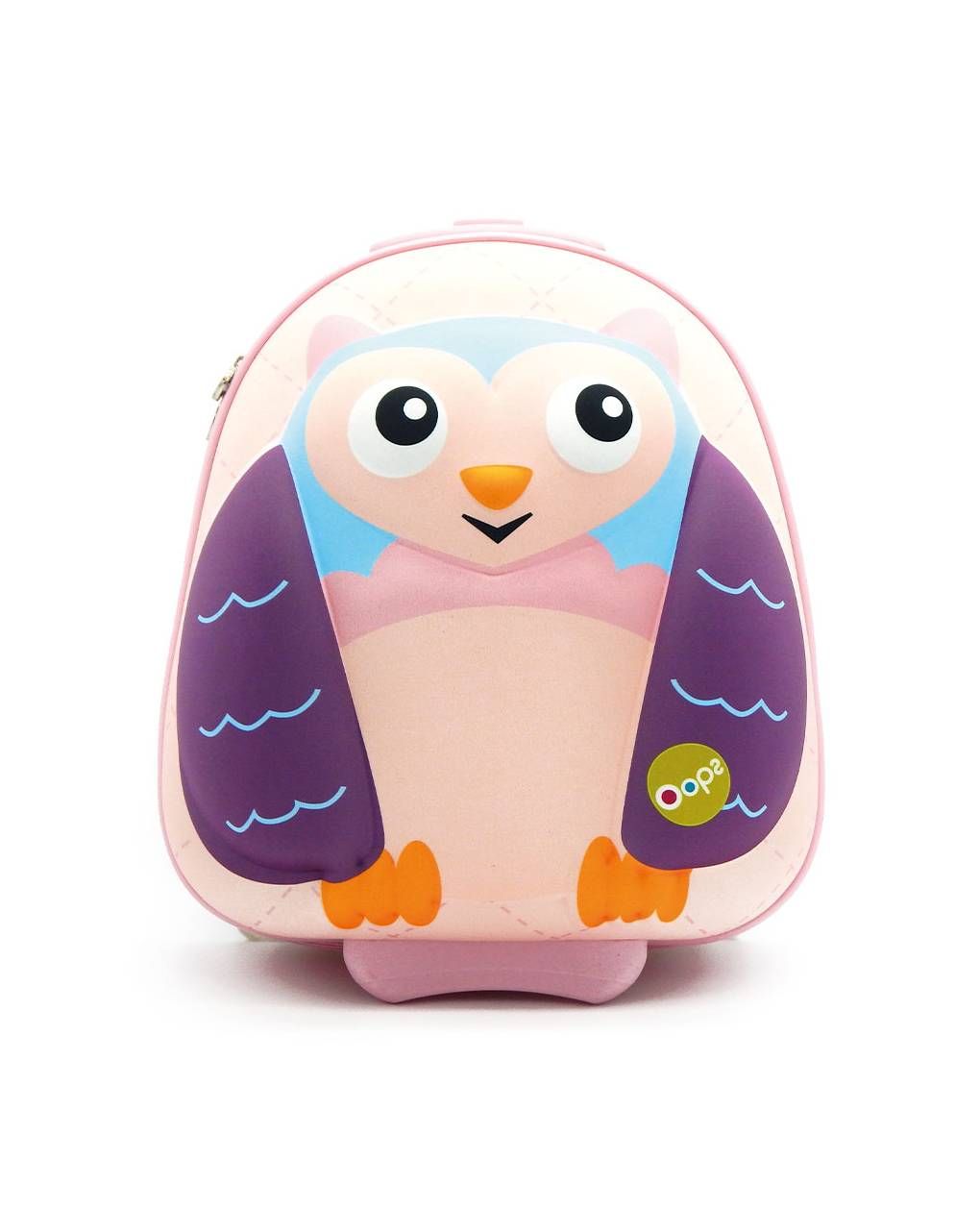 Oops μαλακή τσάντα με ροδάκια happy trolley owl - Oops