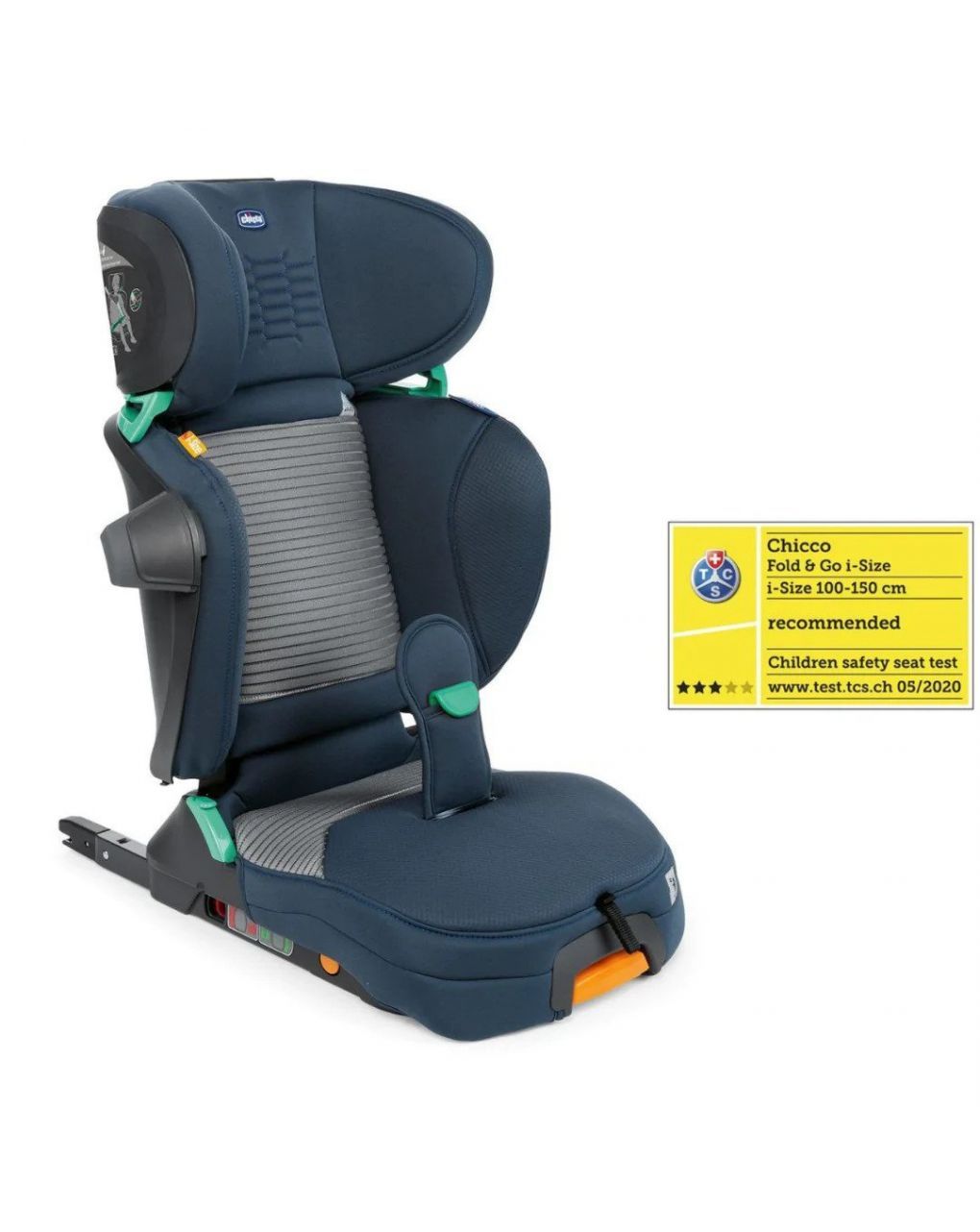 Chicco κάθισμα αυτοκινήτου fold & go i-size (100-150cm) ink air - Chicco
