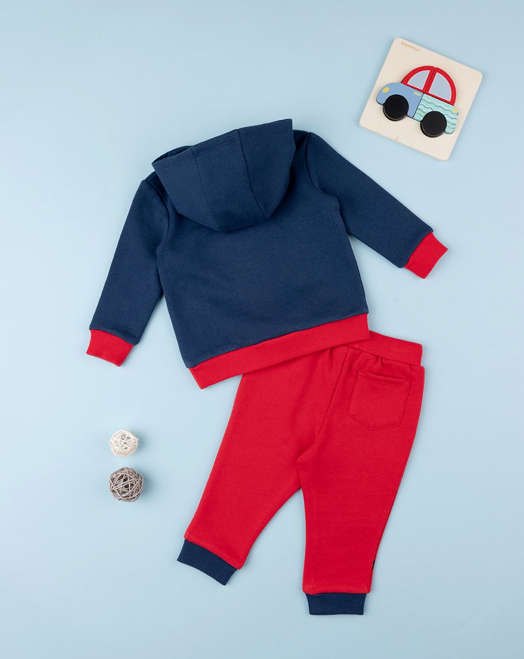 βρεφικό σετ μπλούζα φούτερ και φόρμα με το spiderman για αγόρι - Prénatal