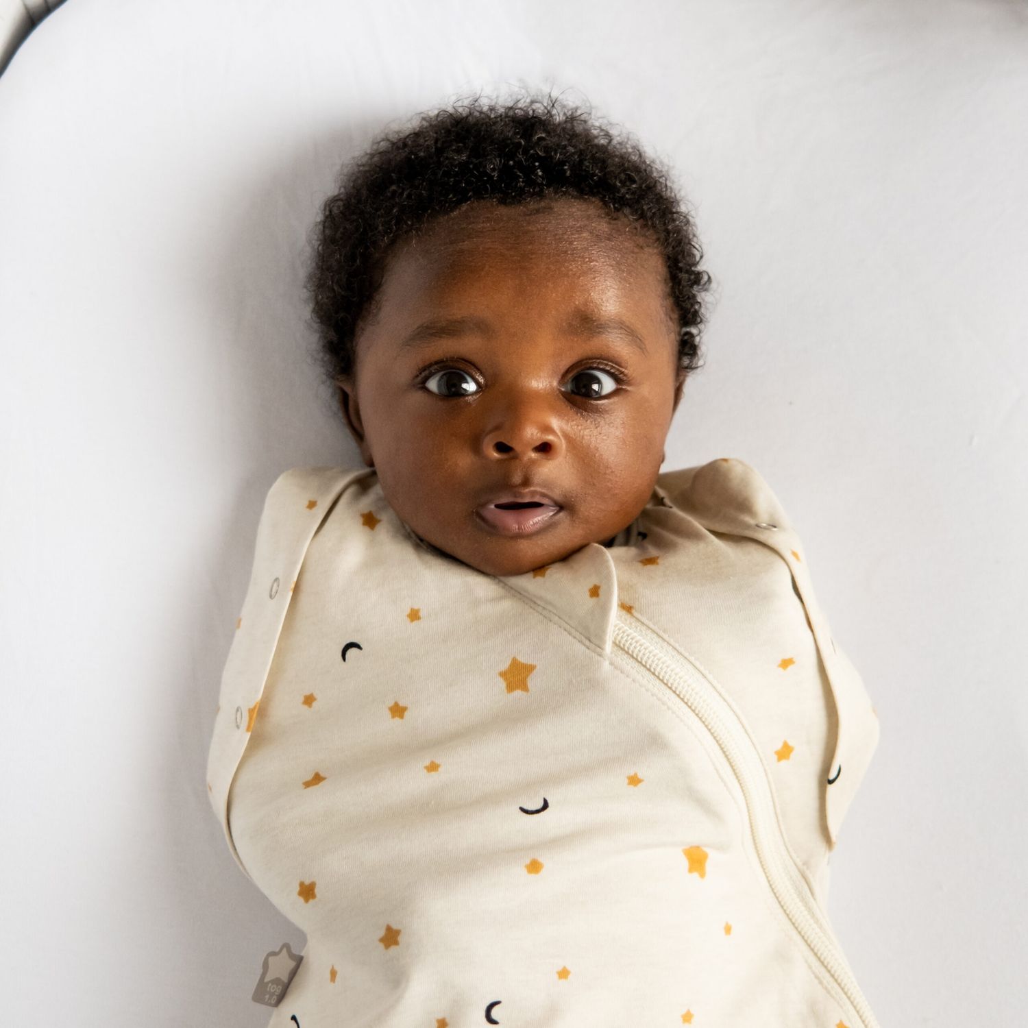 Gro υπνόσακος swaddle bag χειμερινός 2.5 tog oatmeal star 0-3 μηνών - The Gro Company