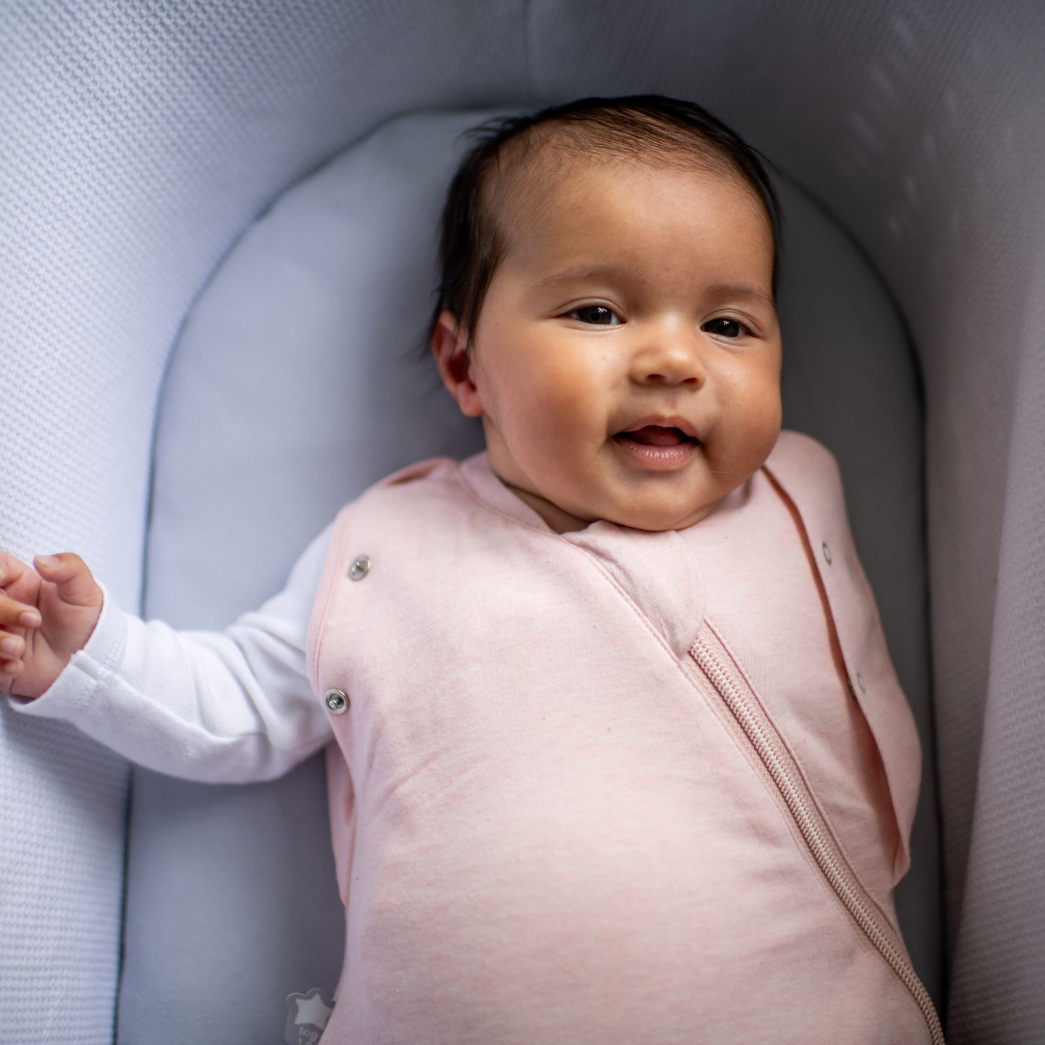 Gro υπνόσακος swaddle bag φθινοπωρινός/ανοιξιάτικος 1.0 tog blush 0-3 μηνών - The Gro Company