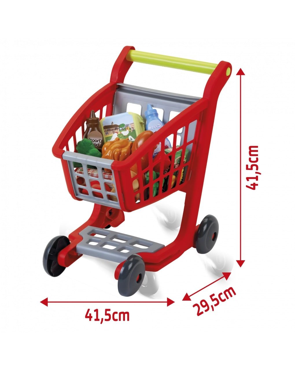 Funny home καρότσι αγορών με 14 αξεσουάρ prg00761 - FunnyHome